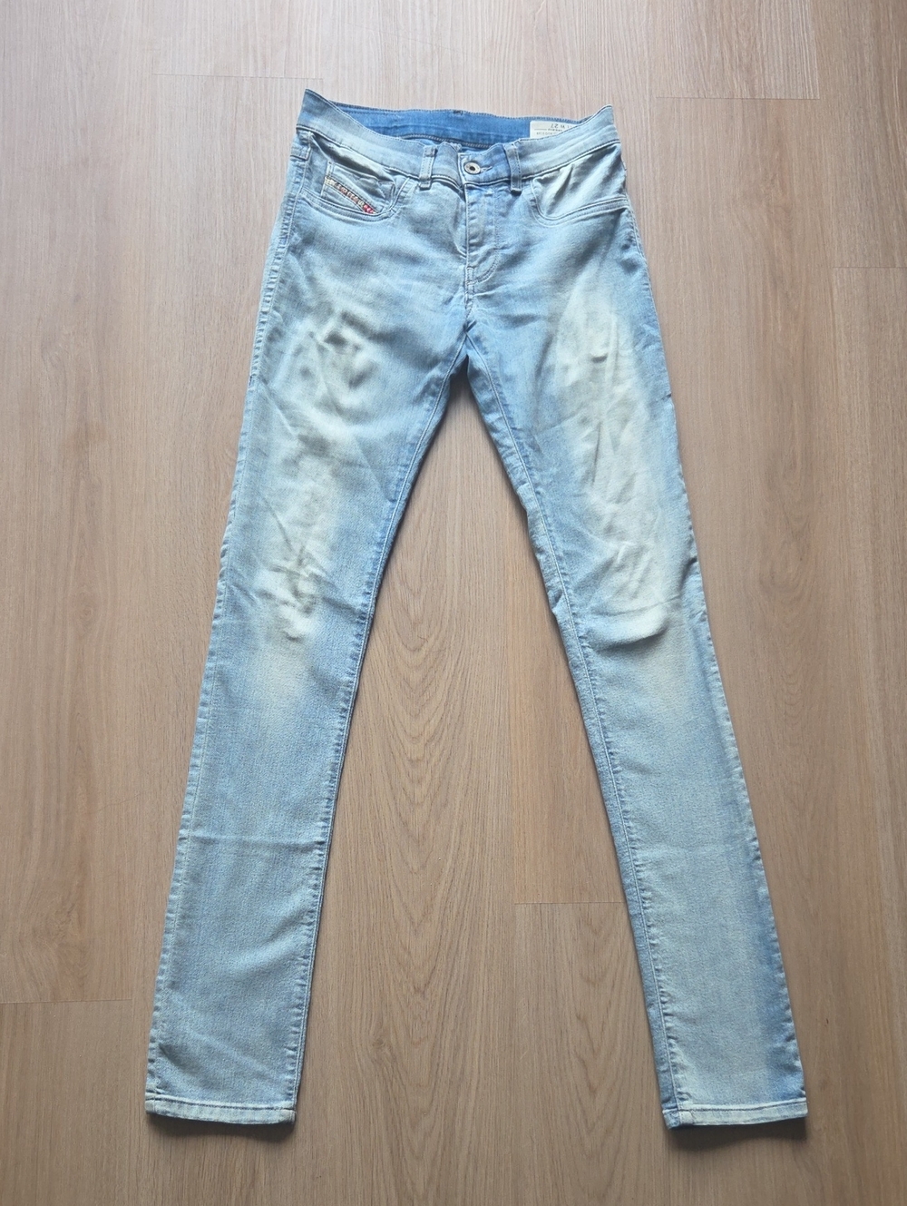 Women's Light Blue Skinny Jeans - Stretch Slim Fit